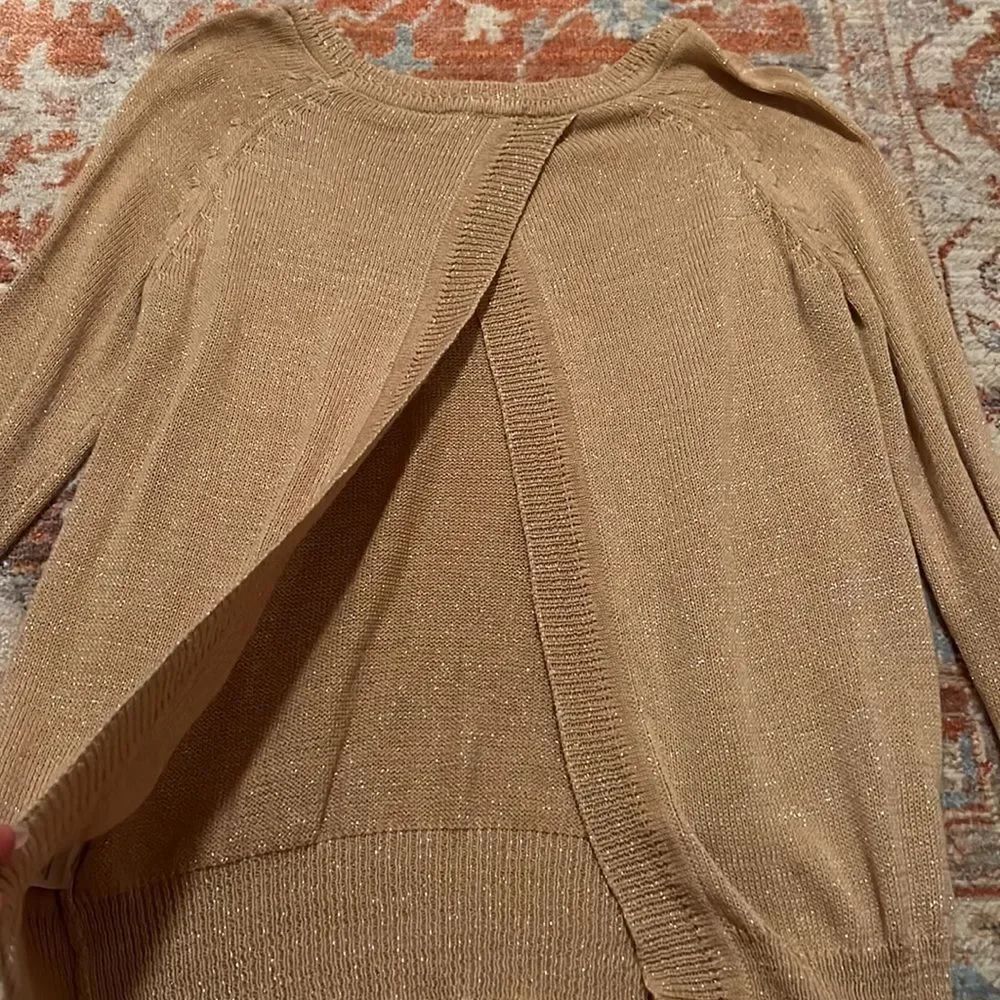 Love by Design Open Back Sparkle Sweater - Picture 6 of 7